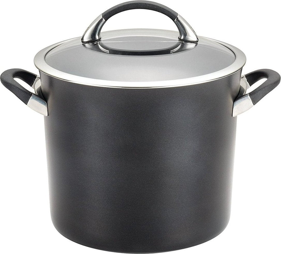 Circulon - 11 PC Black Symmetry Hard Anodized Cookware Set Black - 87376