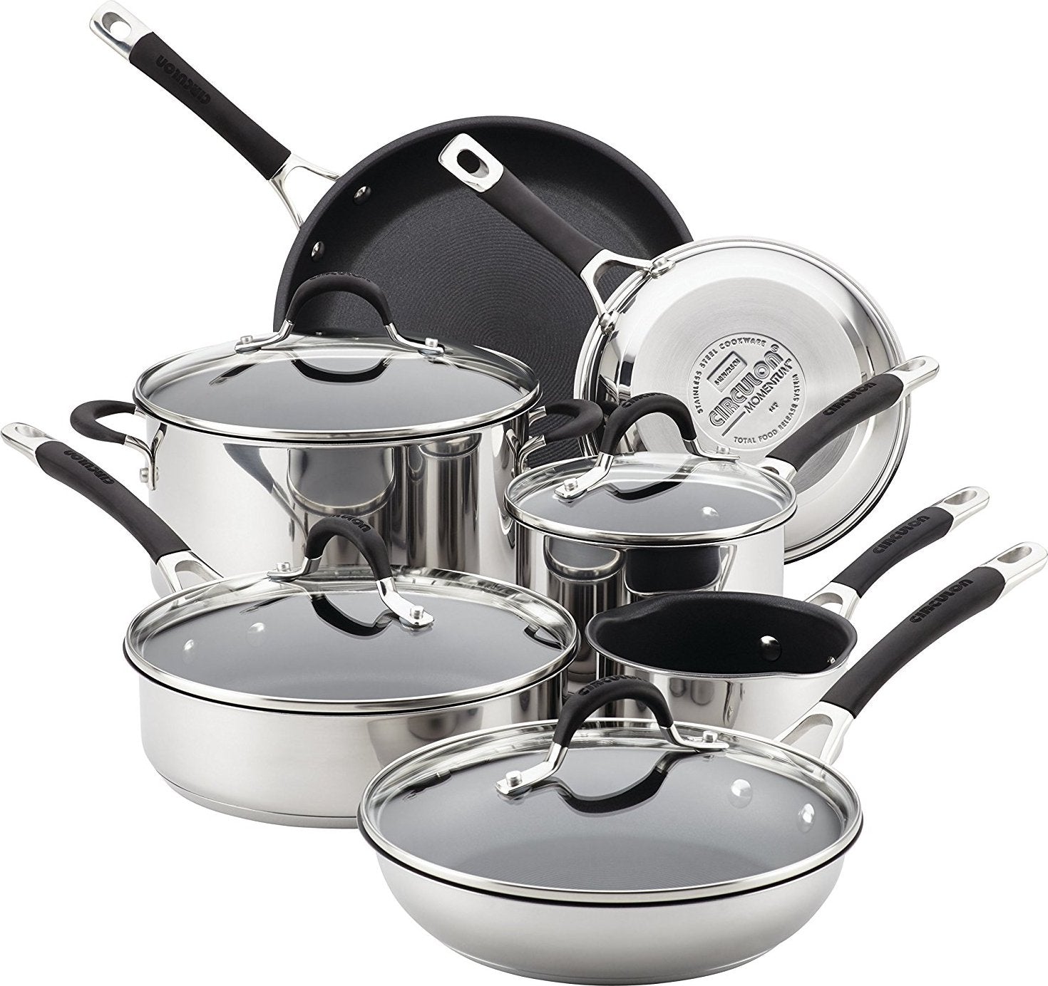 Circulon - 11 PC Momentum Stainless Steel Cookware Set - 78003