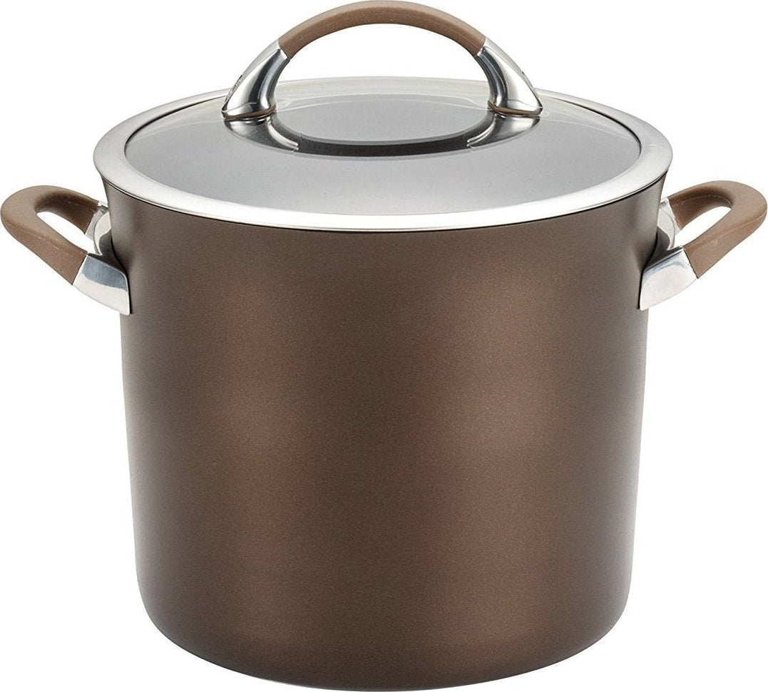 Circulon - 11 PC Symmetry Hard Anodized Cookware Set Chocolate - 82765