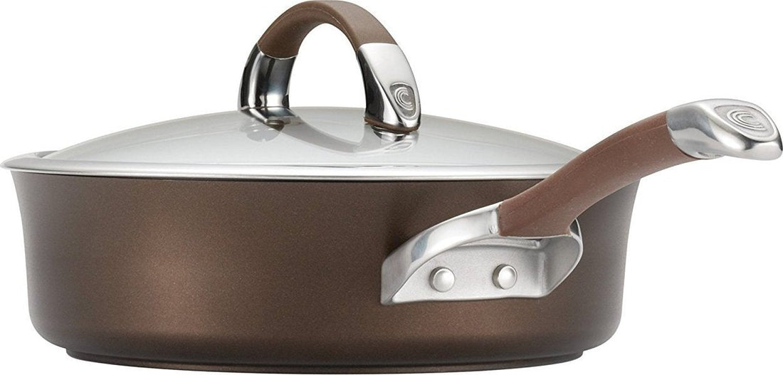 Circulon - 11 PC Symmetry Hard Anodized Cookware Set Chocolate - 82765