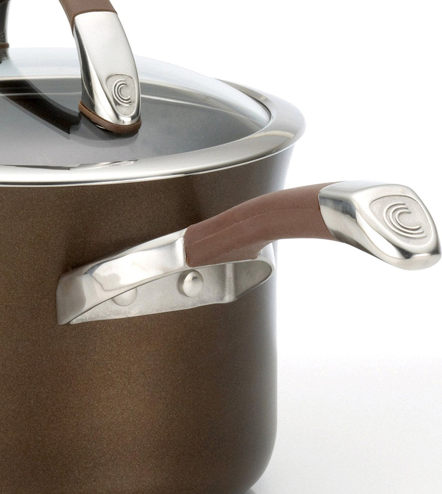 Circulon - 11 PC Symmetry Hard Anodized Cookware Set Chocolate - 82765