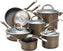 Circulon - 11 PC Symmetry Hard Anodized Cookware Set Chocolate - 82765