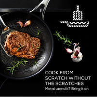 Circulon - 12.5", 32 cm SteelShield C-Series Tri-Ply Clad Nonstick Fry Pan with Helper Handle - 30015