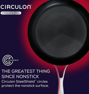 Circulon - 2 Pack SteelShield S-Series Nonstick Fry Pan Set - 70052-TF05