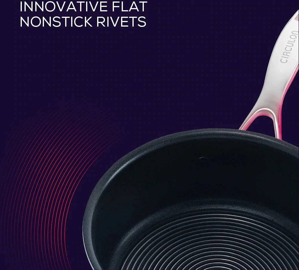 Circulon - 2 QT, 1.9 L SteelShield C-Series Tri-Ply Clad Covered Nonstick Saucepan with Lid - 30014