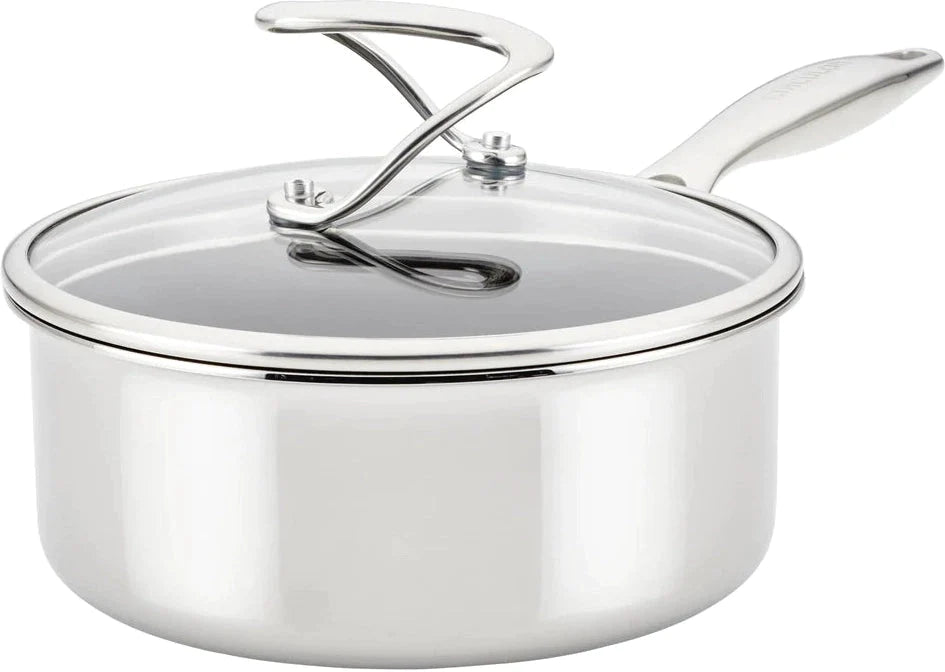 Circulon - 2 QT, 1.9 L SteelShield C-Series Tri-Ply Clad Covered Nonstick Saucepan with Lid - 30014