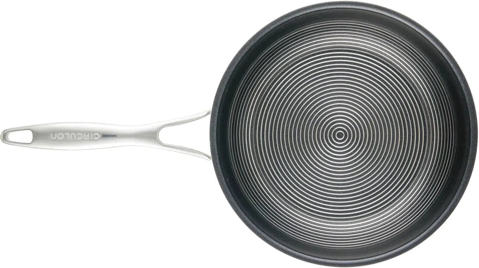 Circulon - 3.5 QT, 3.3 L C-Series Tri-Ply Clad Covered Nonstick Chef Pan with Lid and Stainless-Steel Scraping Spoon - 30017