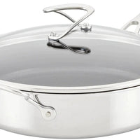 Circulon - 5 QT, 4.7 L C-Series Tri-Ply Clad Covered Nonstick Sauté Pan with Lid and Helper Handle - 30016