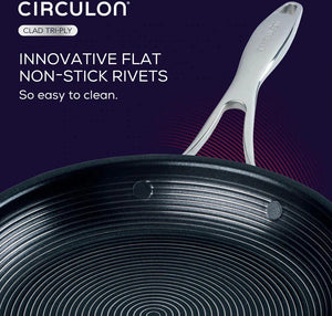 Circulon - 8.5", 22 cm SteelShield C-Series Tri-Ply Clad Nonstick Fry Pan - 30033