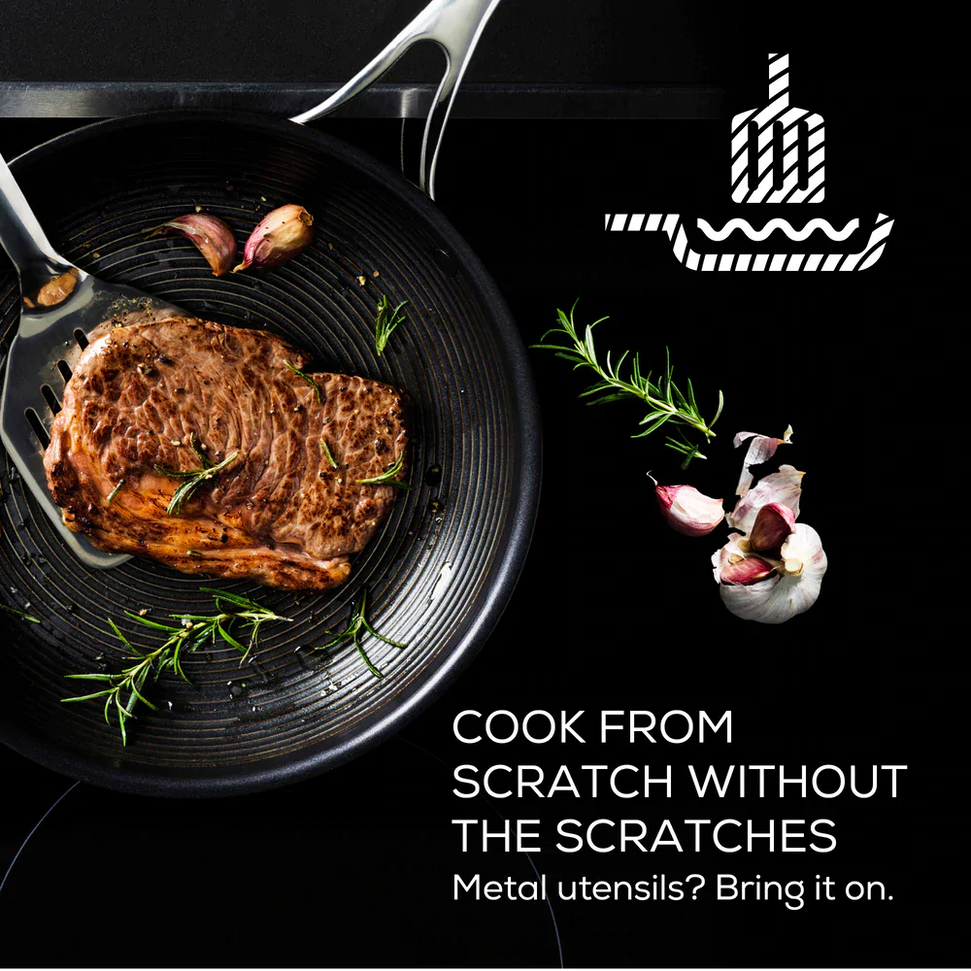 Circulon - 8.5", 22 cm SteelShield C-Series Tri-Ply Clad Nonstick Fry Pan - 30033