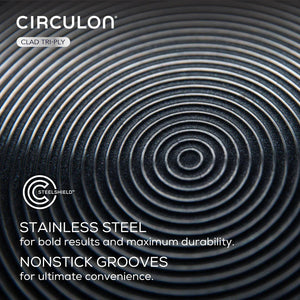 Circulon - 8.5", 22 cm SteelShield C-Series Tri-Ply Clad Nonstick Fry Pan - 30033