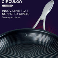 Circulon - 9.5", 25 cm SteelShield C-Series Tri-Ply Clad Nonstick Fry Pan - 30034