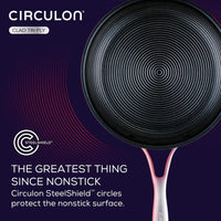Circulon - 9.5", 25 cm SteelShield C-Series Tri-Ply Clad Nonstick Fry Pan - 30034
