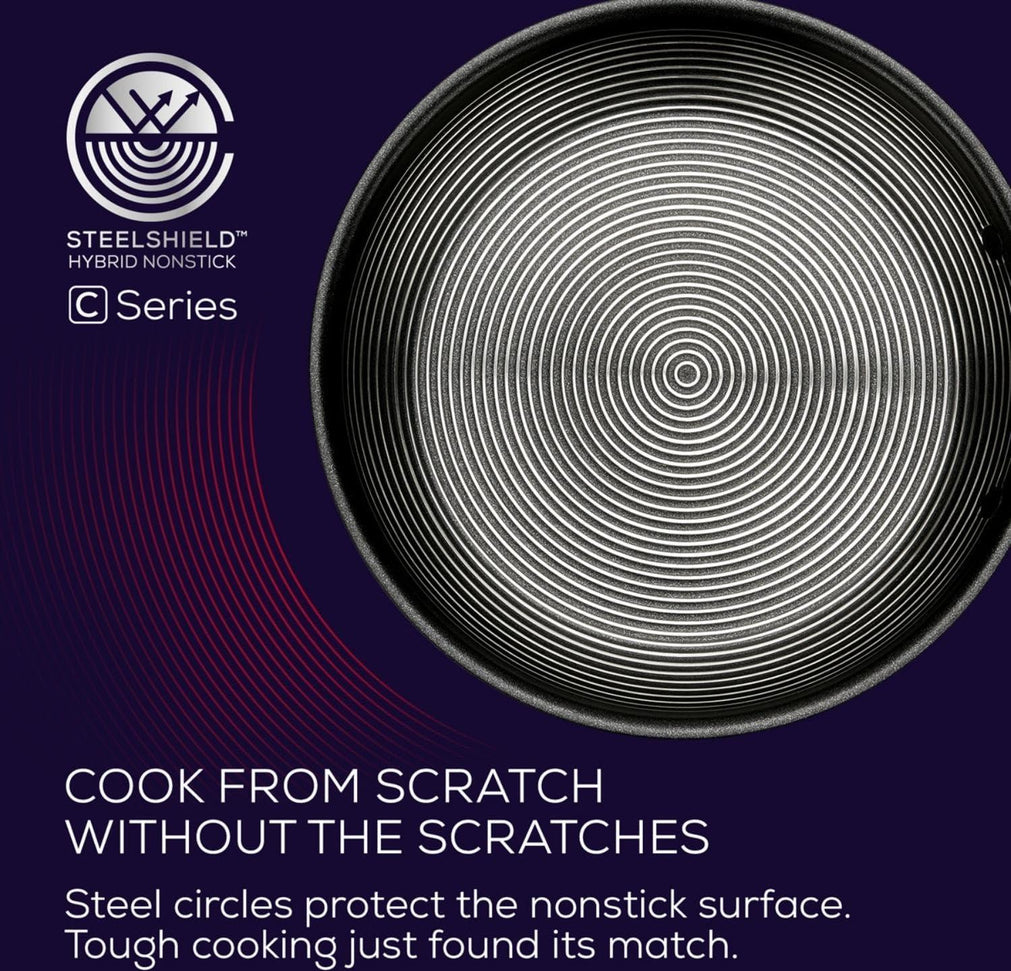 Circulon - C-Series 14" Nonstick Wok with Glass Lid - 30053