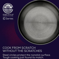 Circulon - C-Series 14" Nonstick Wok with Glass Lid - 30053