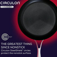 Circulon - Pack of 2 SteelShield S-Series Nonstick Fry Pan Set - 70052-TF05