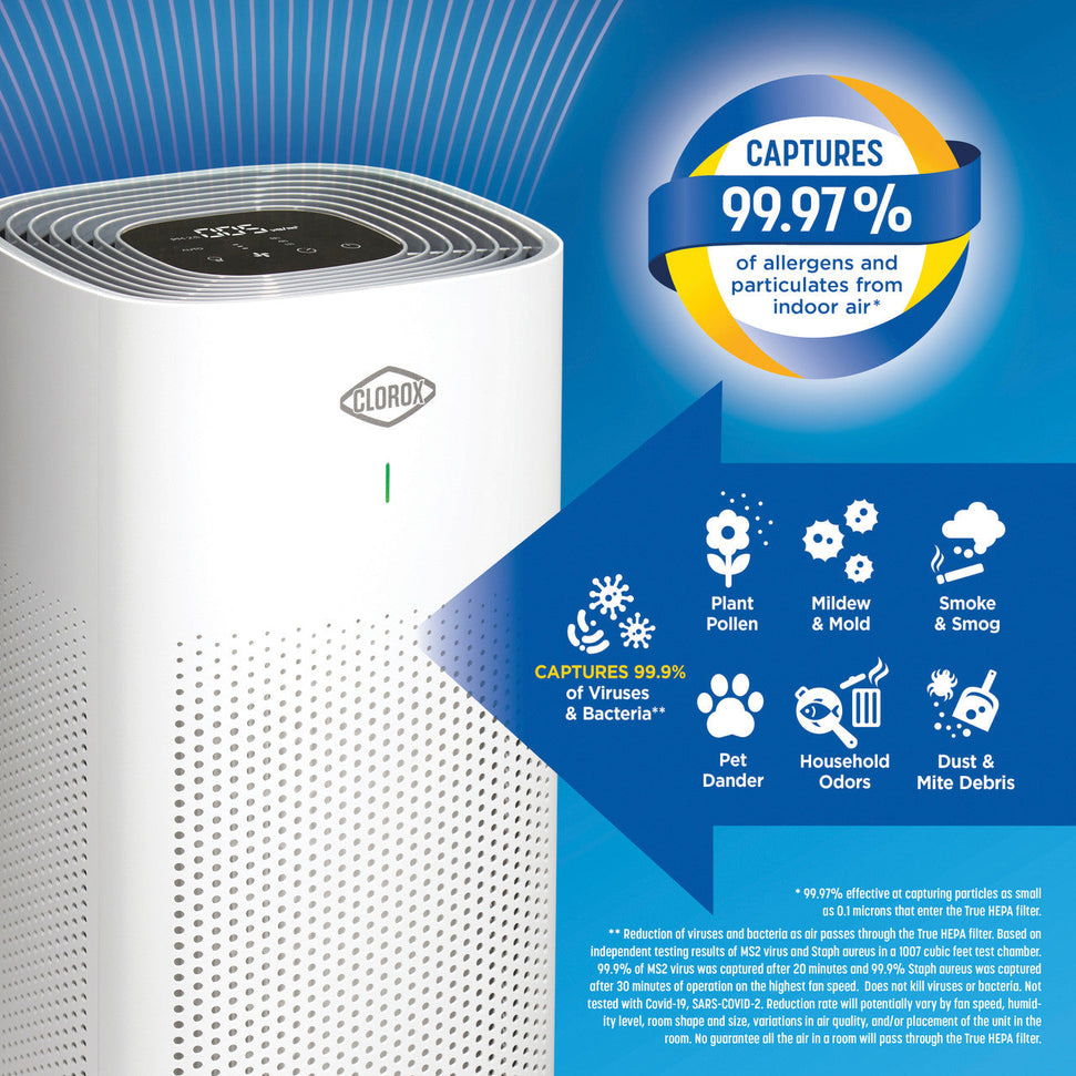 Clorox - Large Room True HEPA Air Purifier - 11010