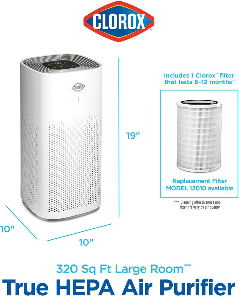 Clorox - Large Room True HEPA Air Purifier - 11010