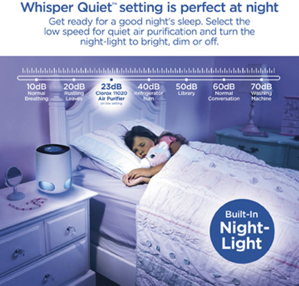 Clorox - Tabletop True HEPA Air Purifier - 11020