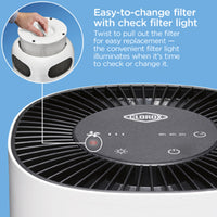 Clorox - Tabletop True HEPA Air Purifier - 11020
