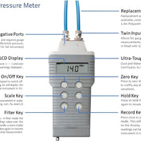 Comark - 0-2 PSI Intrinsically Safe Pressure Meter - C9501/IS (Pre-Order Now, ETA 3-4 Weeks)