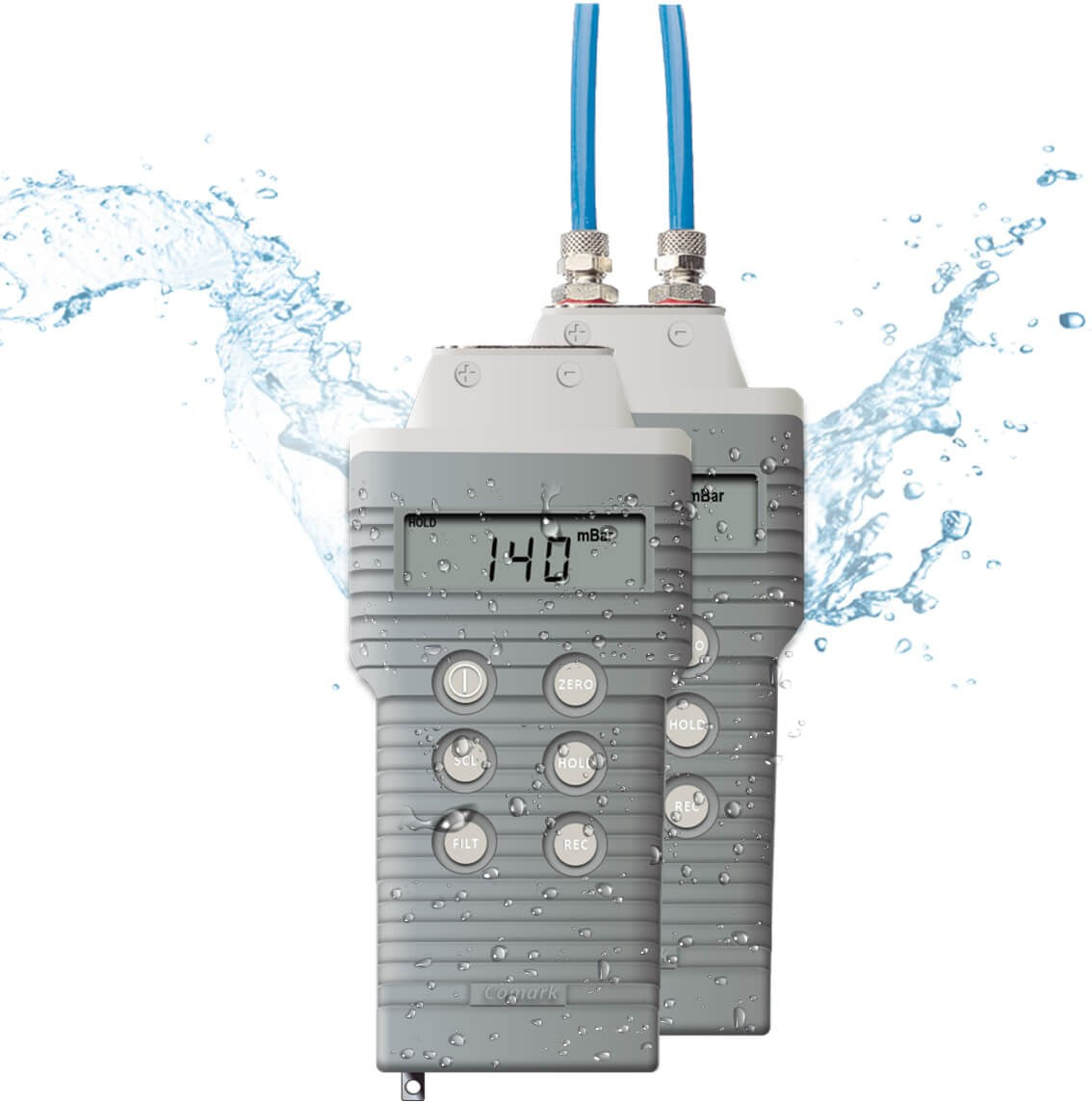 Comark - 0-5 PSI Waterproof Pressure Meter - C9553/SIL (Pre-Order Now, ETA 3-4 Weeks)