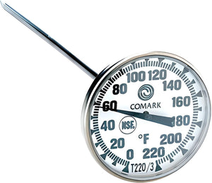 Comark - 1" Stainless Steel Calibratable Dial Thermometer - ET220A