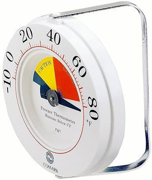 Comark - 6" Freezer Wall Thermometer, Wall Bracket - FWT