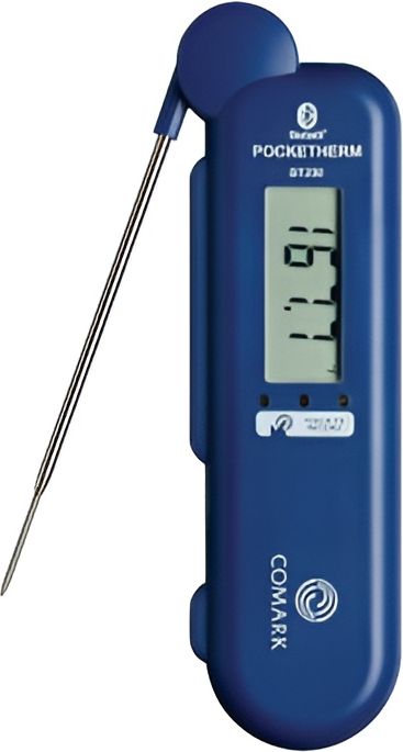 Comark - Bluetooth Pocketherm Waterproof Thermometer With Fold Out Probe - BT250KC