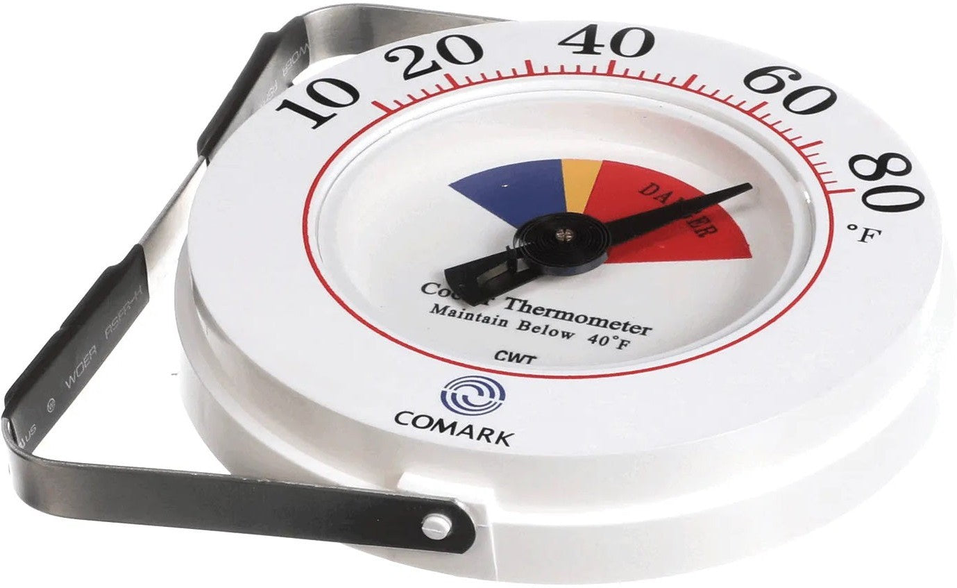 Comark - Cooler Wall Thermometer With Magnets On Bracket - CWT/4-MAGNET