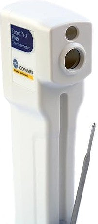 Comark - FoodPro Plus Infrared Thermometer with Flip Down Probe and Integral Countdown Timer - FPP‐CMARK‐US