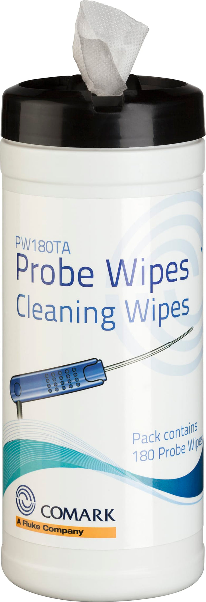 Comark - Thermometer Probe Wipes (180 Pack) - PW180TA