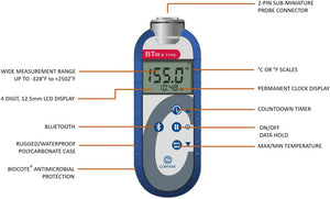 Comark - Type K Thermocouple Bluetooth Thermometer - BT48