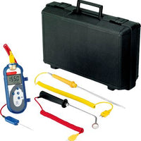 Comark - Type K Thermocouple Thermometer Kit with 3 Probes, Wall-Mount Bracket / Stand, and Hard Carry Case - C48/P9 (Pre-Order Now, ETA 3-4 Weeks)