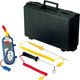 Comark - Type K Thermocouple Thermometer Kit with 3 Probes, Wall-Mount Bracket / Stand, and Hard Carry Case - C48/P9