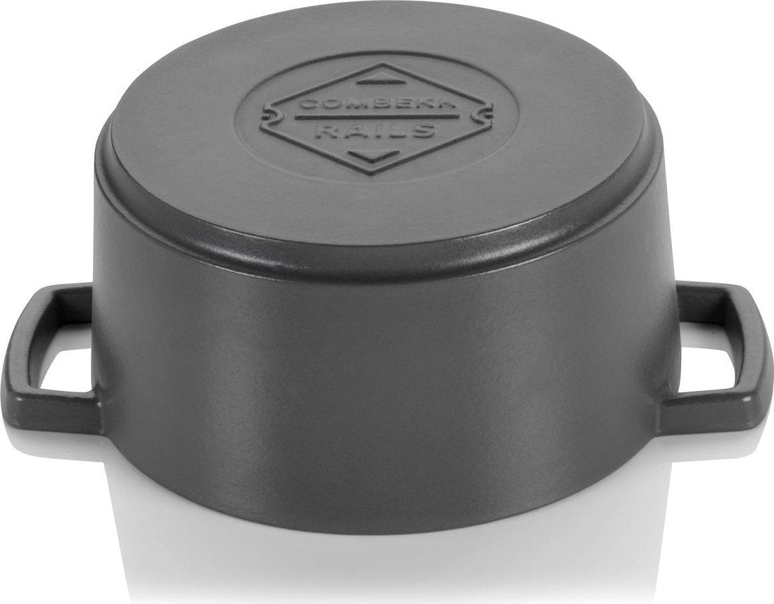 Combekk - Concrete 4L Rails Edition Cast Iron Dutch Oven - 75100224CC - DISCONTINUED