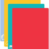 Conimar - 11.5" x 15" Chop Chop Assorted Coloured Flex Mat, Pack of 4 - CO74164