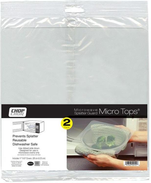Conimar - Micro Tops Microwave Clear Splatter Guard, Pack of 2 - CO72051