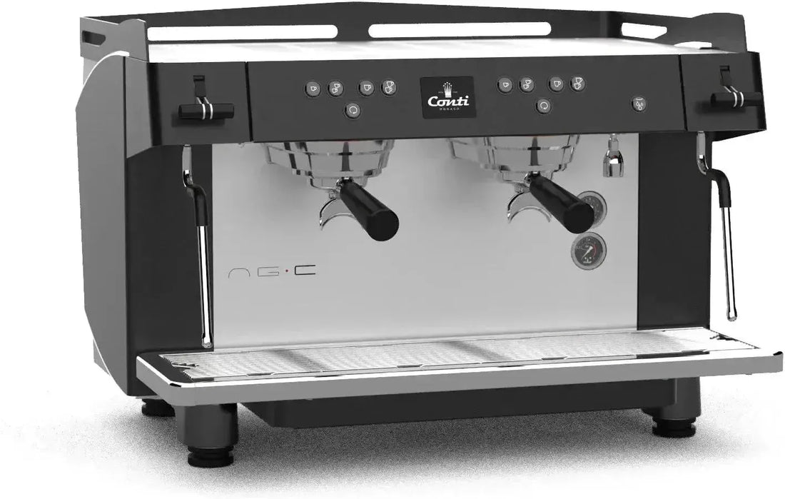 Conti - 2 Group NGC TC Black Espresso Machine - NG-C TC 2 Group