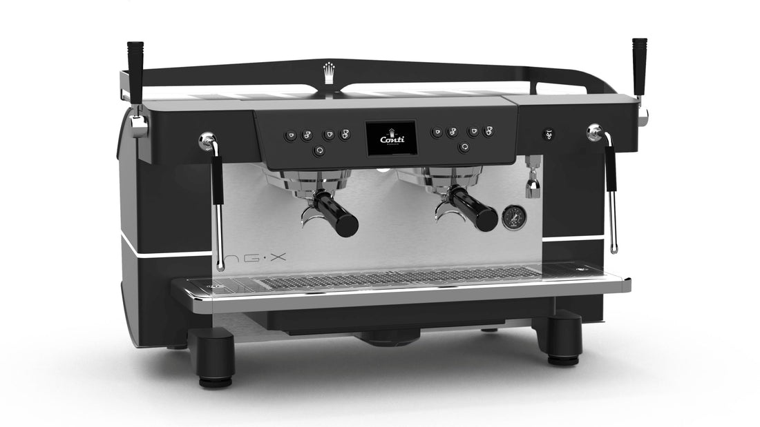 Conti - 2 Group NGX TC Black Espresso Coffee Machine - NG-X TC 2 Group