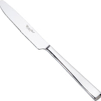 Corby Hall - Oslo 9.5" Stainless Steel Solid Handle Dinner Knife, Pack of 12 - 5251