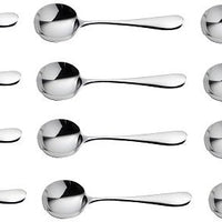 Corby Hall - Troon 6.5" Stainless Steel Boulion Spoon, Pack of 12 - 3503