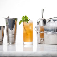 Crafthouse - 12" x 5.25" Stainless Steel Oval Ice bucket with Scoop Set - CRFTH.OVICE.SET