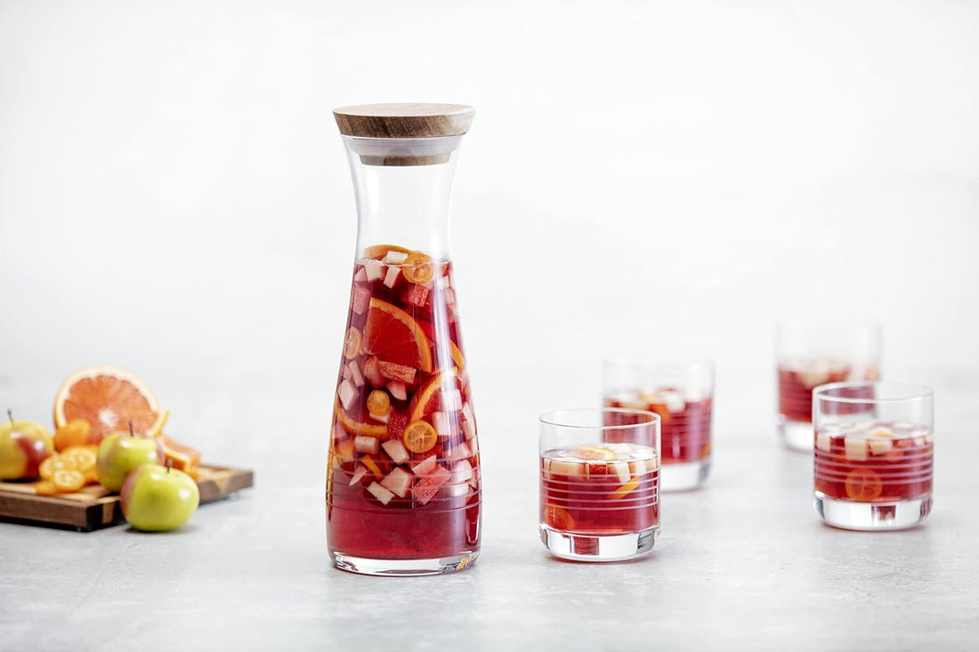 Crafthouse - 39.2 Oz Classic Beverage Vessel with Acacia Wood Lid - CRFCC.BEVVESS