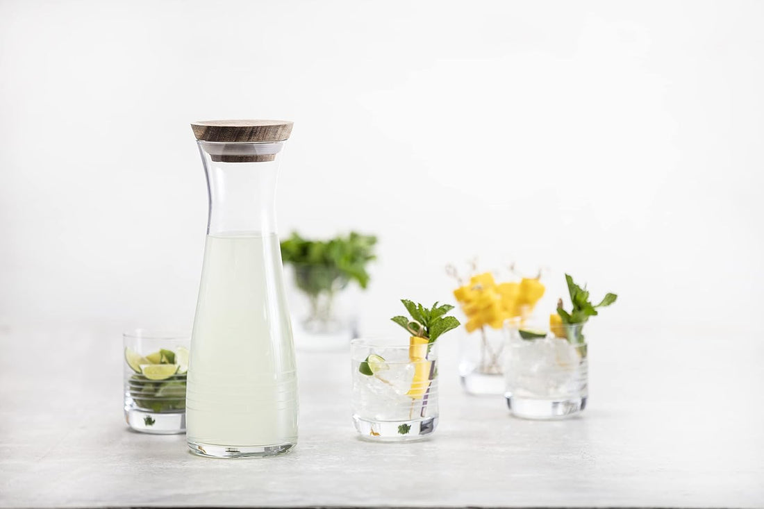 Crafthouse - 39.2 Oz Classic Beverage Vessel with Acacia Wood Lid - CRFCC.BEVVESS