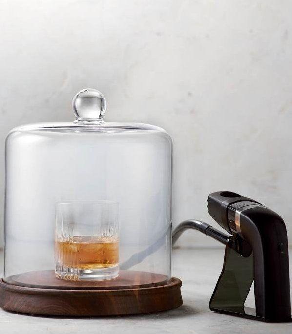 Crafthouse - Classic Glass Smoke Cloche with Smoker & Chips - CRFCC.5.9211