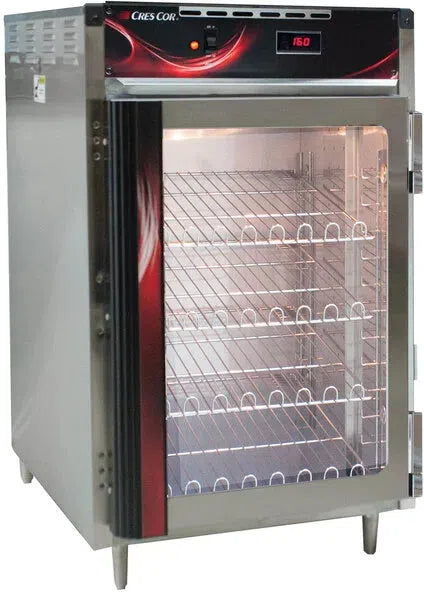 Cres Cor - 120V, 1400W Insulated Half Height Stainless Steel Holding Cabinet - H138NSCC1MC5Q (Pre-Order Now, ETA 4-6 Weeks)