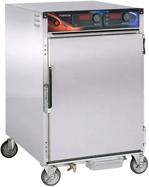 Cres Cor - 120V, 2000W AquaTemp Half Height Insulated Stainless Steel Holding Cabinet - H137WSUA6D (Pre-Order Now, ETA 4-6 Weeks)