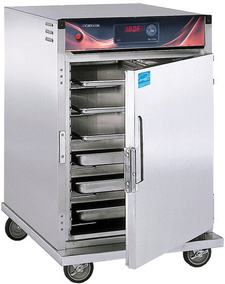 Cres Cor - 120V Insulated Half Height Hot Cabinet, 6 Pan Capacity - EO H-137-SUA-6D (Pre-Order Now, ETA 4-6 Weeks)