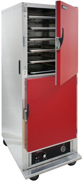 Cres Cor - 120V Insulated Hot Cabinet Red Door, 11 Pan Capacity - EO H-135-SUA-11-R (Pre-Order Now, ETA 4-6 Weeks)